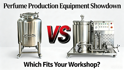 Perfume Production Equipment Selection Guide: Pneumatic Mixing Tank VS Integrated Freezing & Mixing Machine