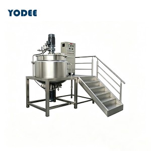 500L Stainless Steel Mixing Kettle with Electric Heating, Homogenizer, Stirring – CE
