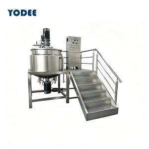 500L Stainless Steel Mixing Kettle with Electric Heating, Homogenizer, Stirring – CE