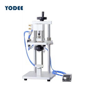 Semi-Automatic Pneumatic Perfume Crimping Machine | Spray Head Capper for Glass Bottles
