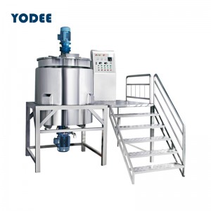 Wholesale Dairy Mixing Tank - Heated stainless steel liquid mixing tanks with agitator – YODEE