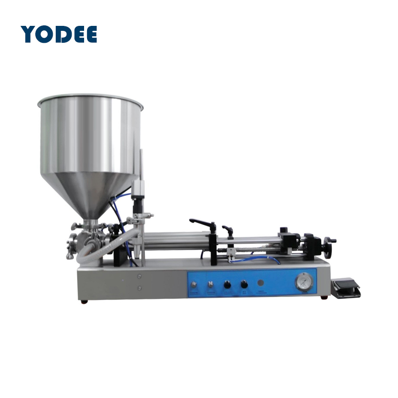 semi auto pneumatic single head horizontal liquid filling machine (1)