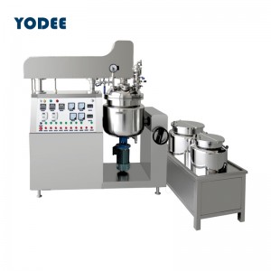 Vacuum emulsifier lotion homogenizer mixer