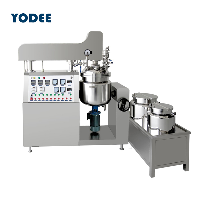Vacuum emulsifier lotion homogenizer mixer