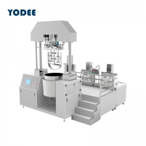 Vacuum homogenizer cosmetic cream making machine