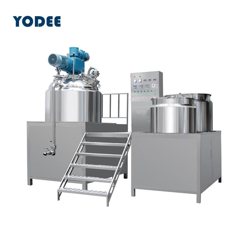Vacuum homogenizing emulsifier