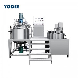 Vacuum homogenizing emulsifier
