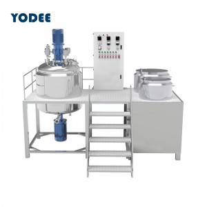 Vacuum homogenizing emulsifier