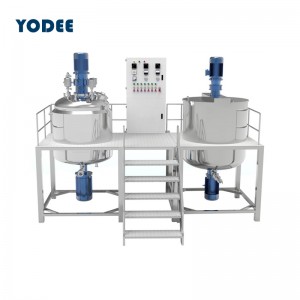 Vacuum homogenizing emulsifier