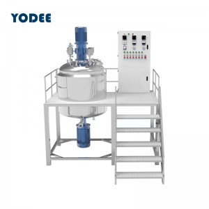 Vacuum homogenizing emulsifier